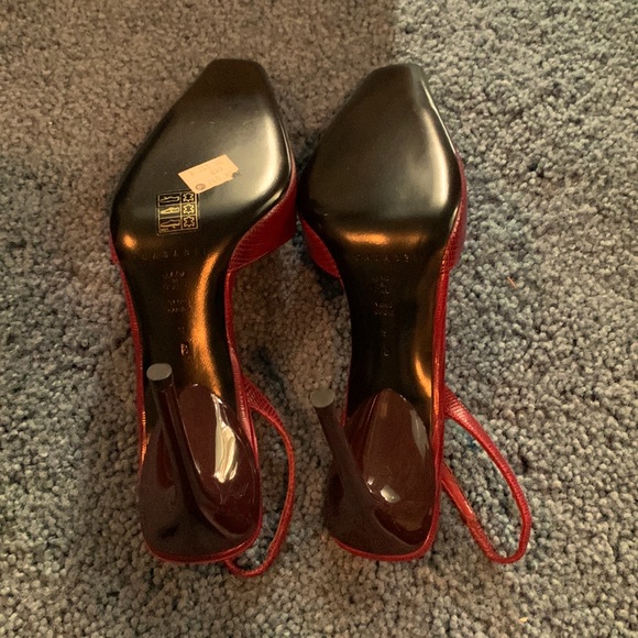 Casadei Tejus King Sangria Heels - Picture 6 of 10